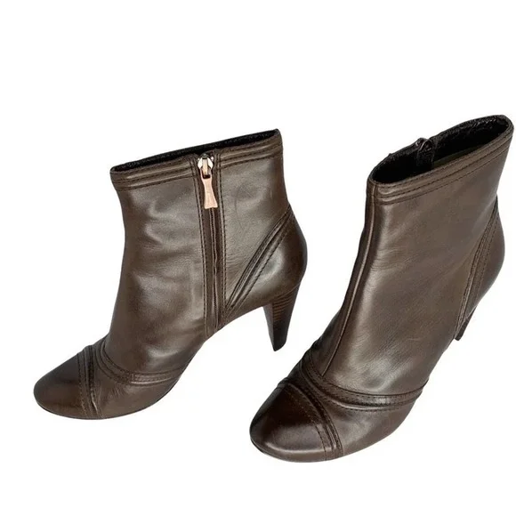 Max studio dark brown Kaiser ankle boot size 8M - Picture 9 of 12